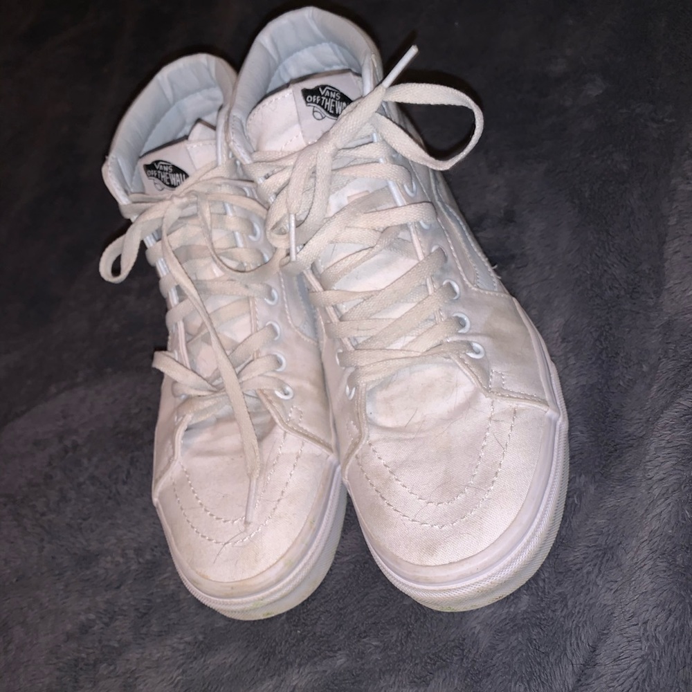 White High Top Vans